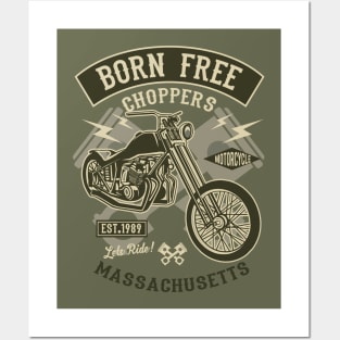 Born Free Choppers Posters and Art